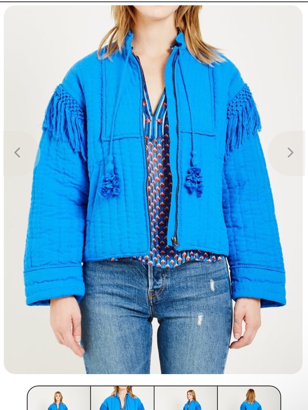 Ulla Johnson KIBO HAND EMBROIDERED JACKET